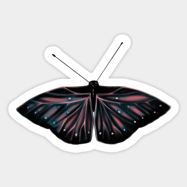 Mystic Moth Sticker by xsaxsandra